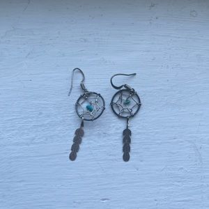 Vintage dream catcher earrings